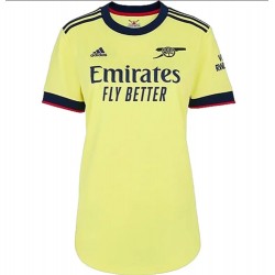 Camisola Arsenal Mulher Equipamento Segundo 2021-2022 Manga Curta